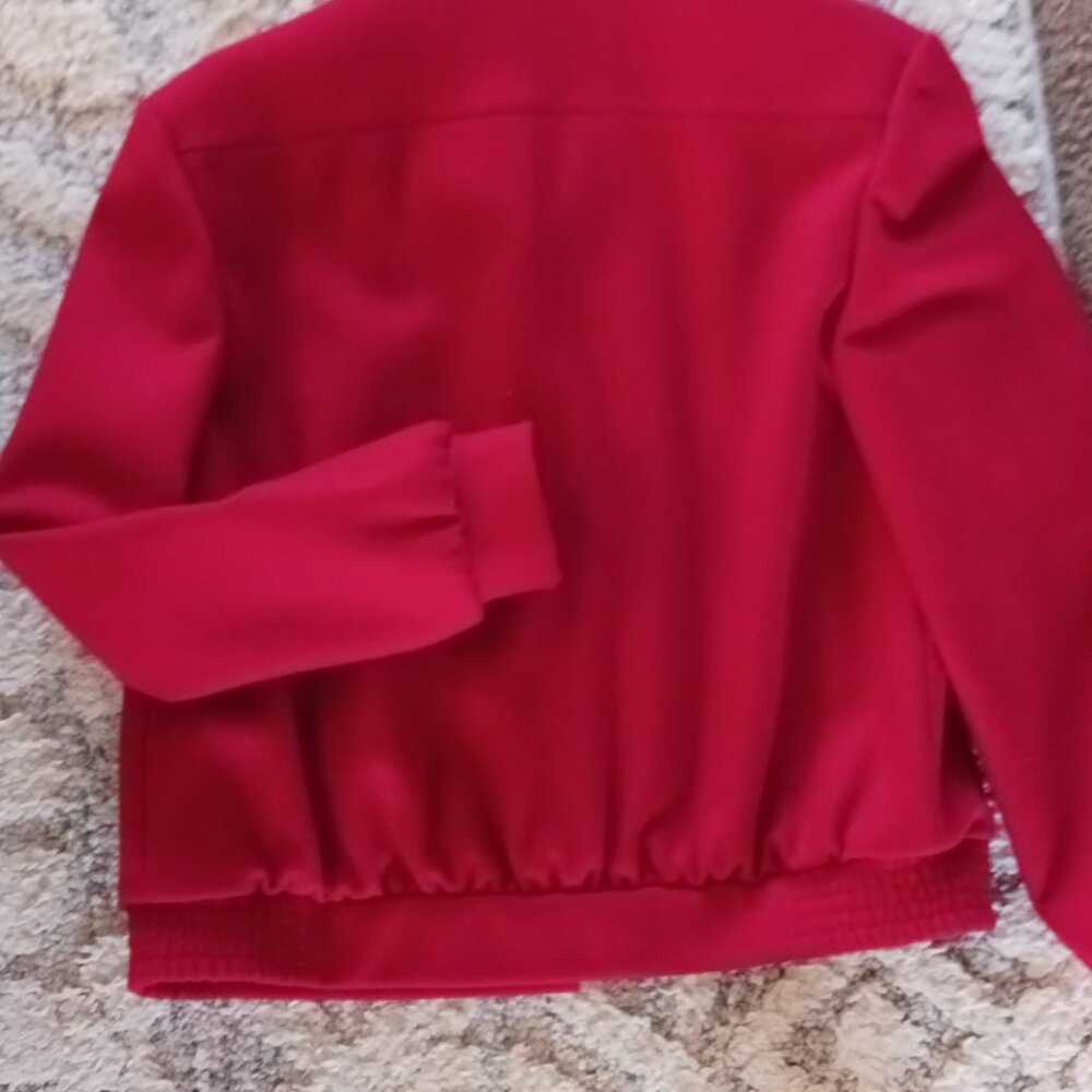 Pristine Ruby Red Womens David Brooks Vintage Woo… - image 4